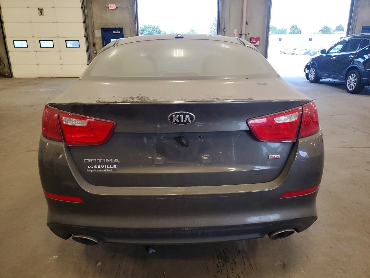 2015 Kia Optima Lx Gray vin: 5XXGM4A79FG399603