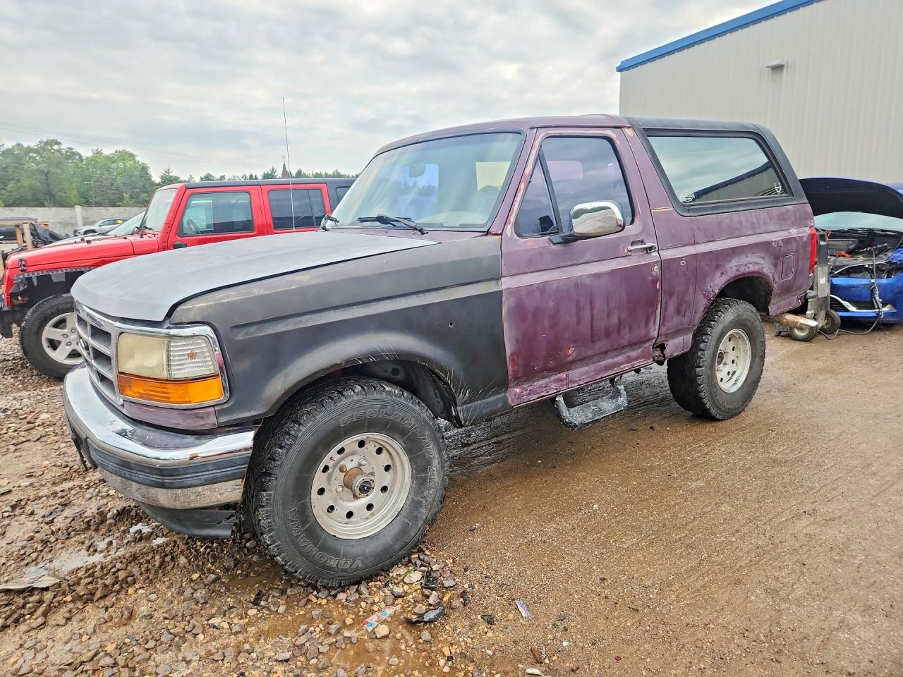 1996 Ford Bronco U100 Фиолетовый vin: 1FMEU15H5TLB72960