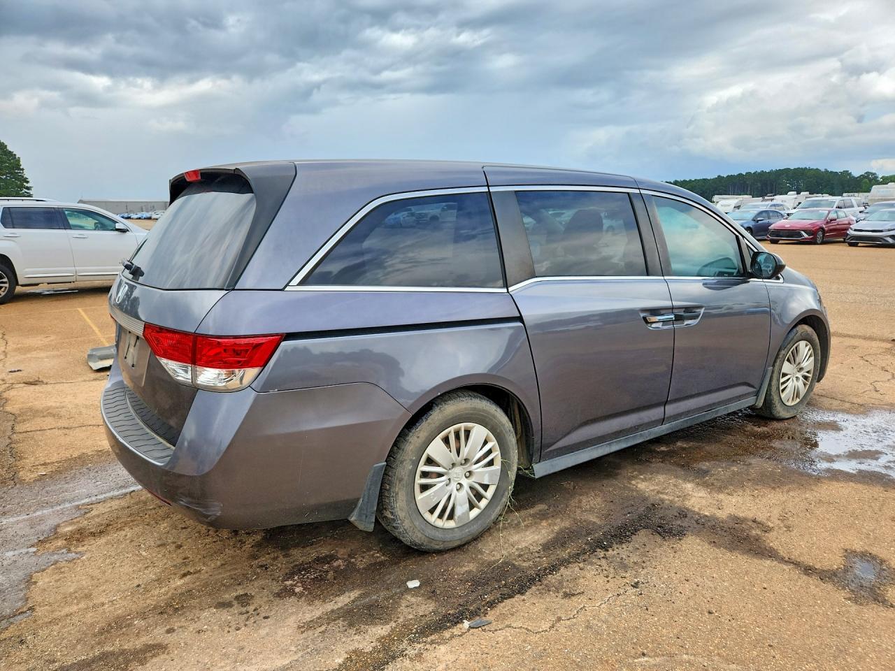 2016 Honda Odyssey Lx Gray vin: 5FNRL5H20GB068604