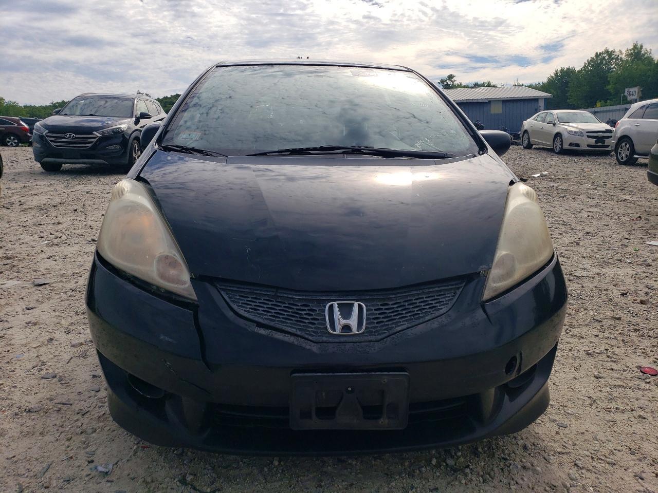 2009 Honda Fit Sport Black vin: JHMGE88439S006977