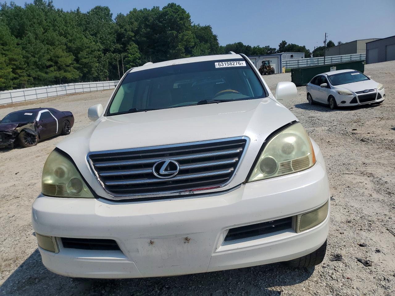 2007 Lexus Gx 470 White vin: JTJBT20X270135089