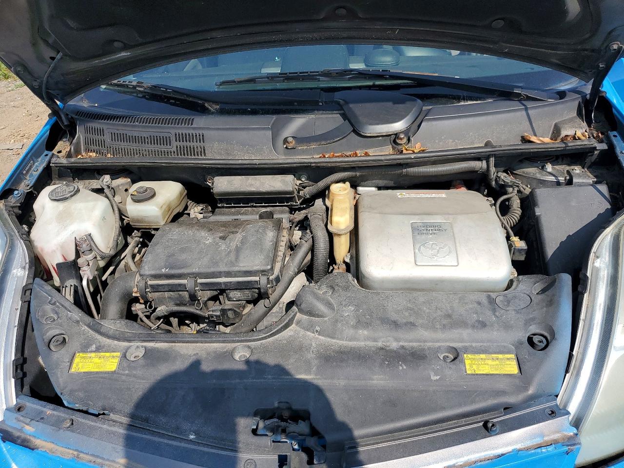 2009 Toyota Prius Base Синий vin: JTDKB20U393517998