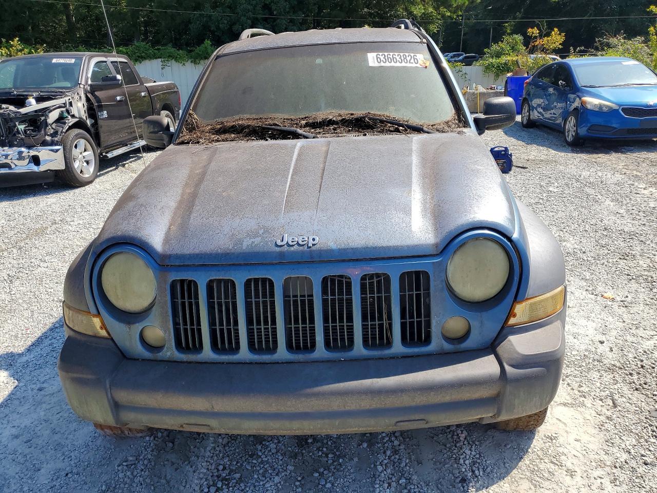 2006 Jeep Liberty Sport Blue vin: 1J4GL48K66W179213