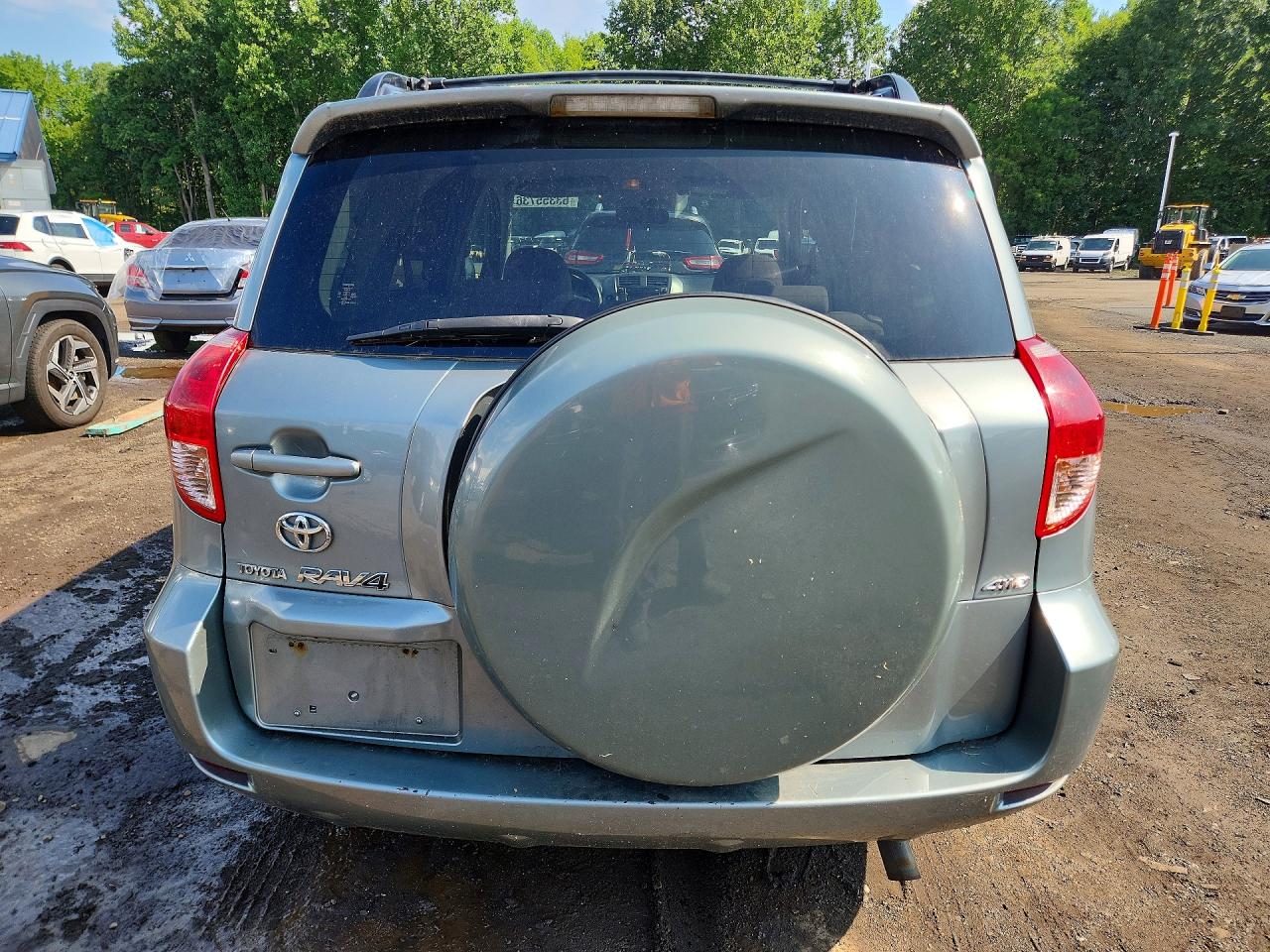 2008 Toyota Rav4 Base Gray vin: JTMBK33V886036944