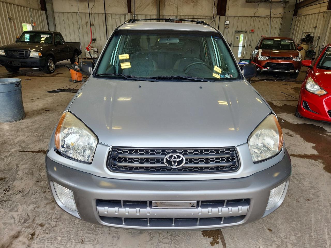 2003 Toyota Rav4 Base Silver vin: JTEGH20V930114772