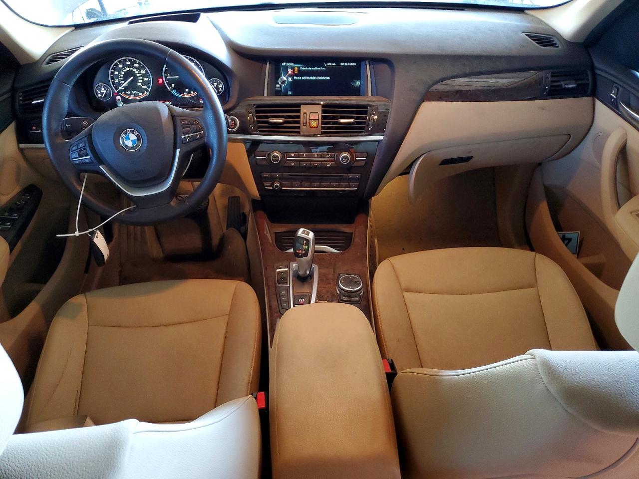 2015 Bmw X3 Xdrive28d Серебряный vin: 5UXWY3C50F0E96634