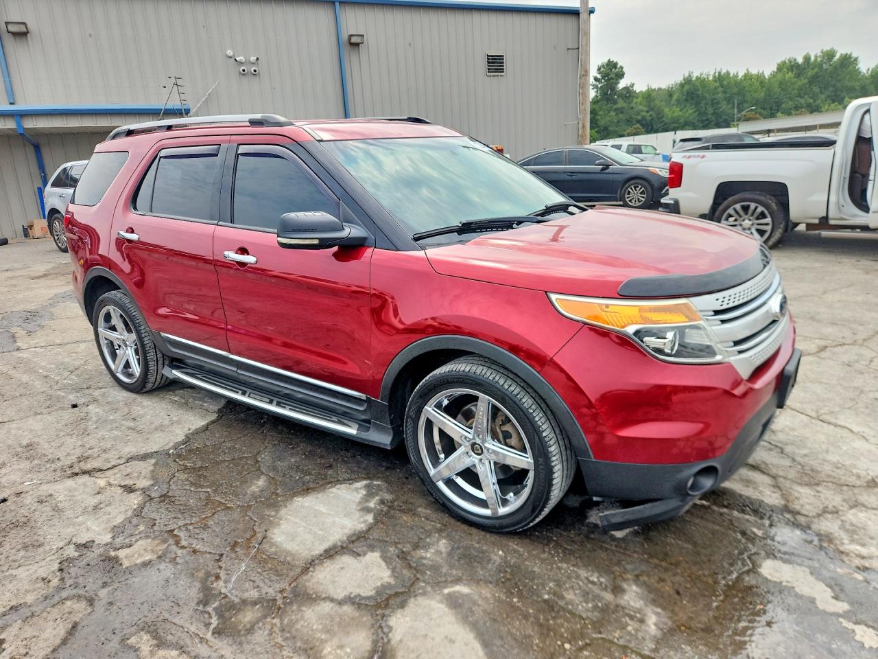 2013 Ford Explorer Xlt Красный vin: 1FM5K7D83DGA96319