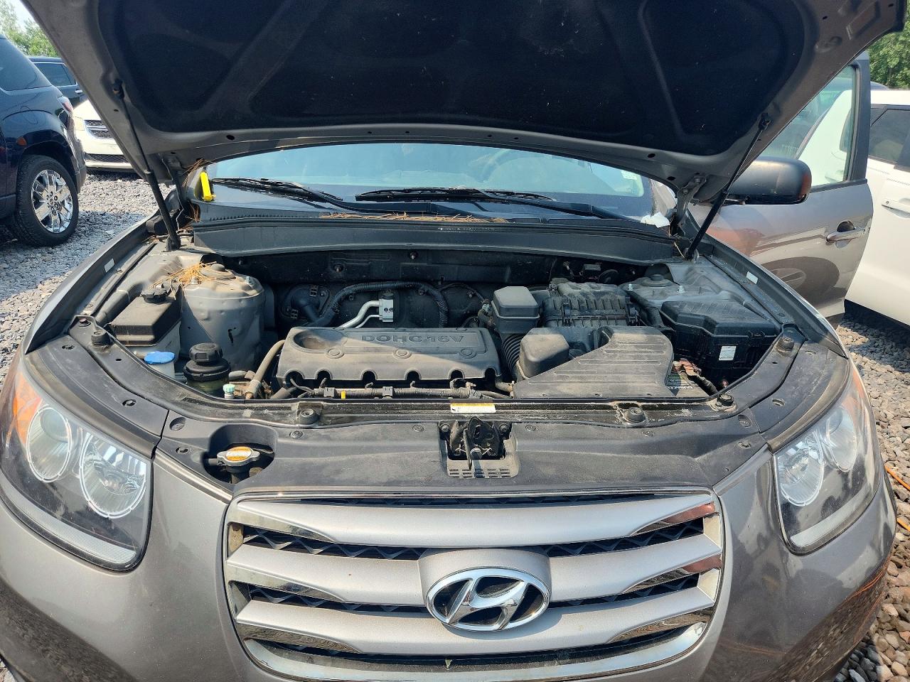 2012 Hyundai Santa Fe Gls Gray vin: 5XYZG3AB6CG122056