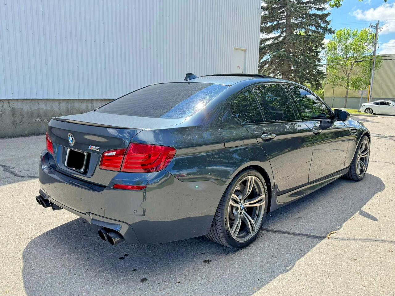 2012 Bmw M5 Gray vin: WBSFV9C57CC772384