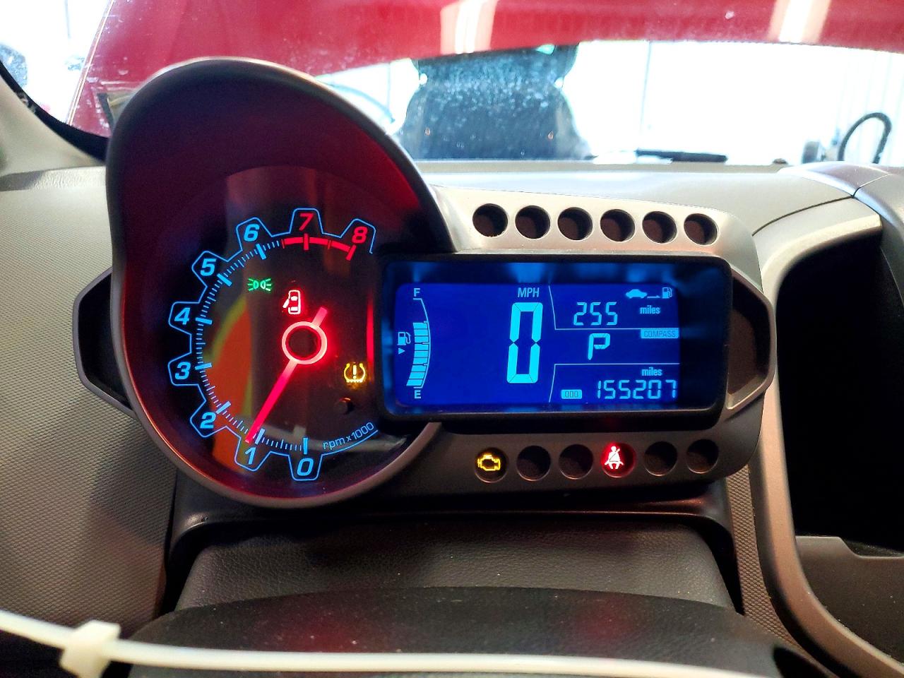 2012 Chevrolet Sonic Lt Red vin: 1G1JC5SH4C4209968