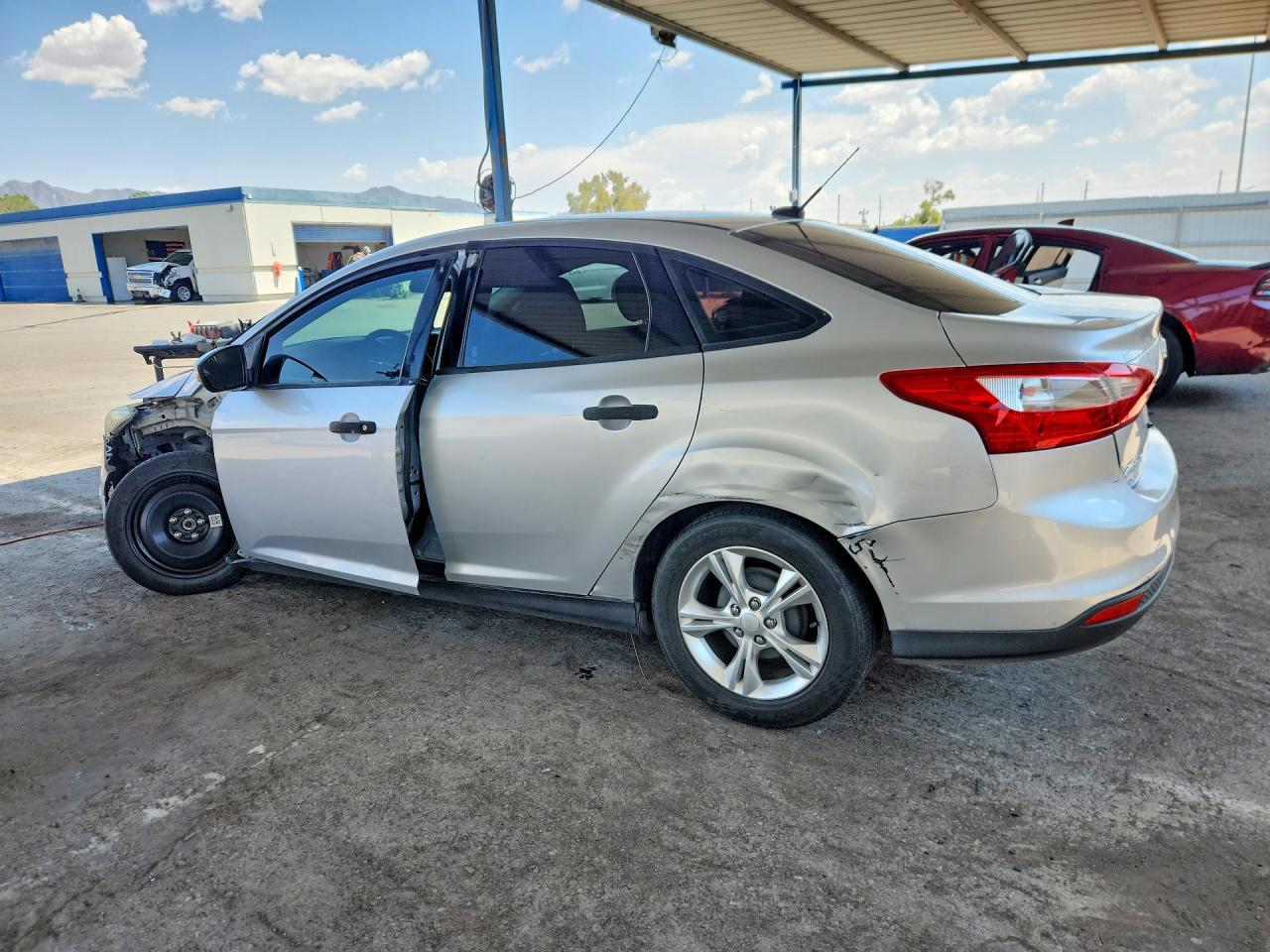 2013 Ford Focus Se Silver vin: 1FADP3F24DL234031