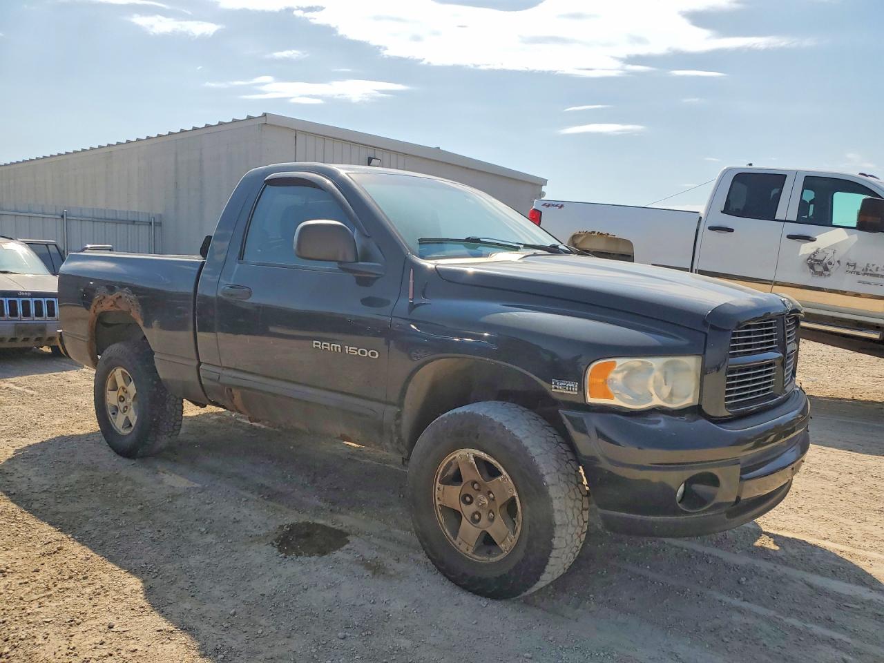 2004 Dodge Ram 1500 St Black vin: 1D7HU16D24J191675