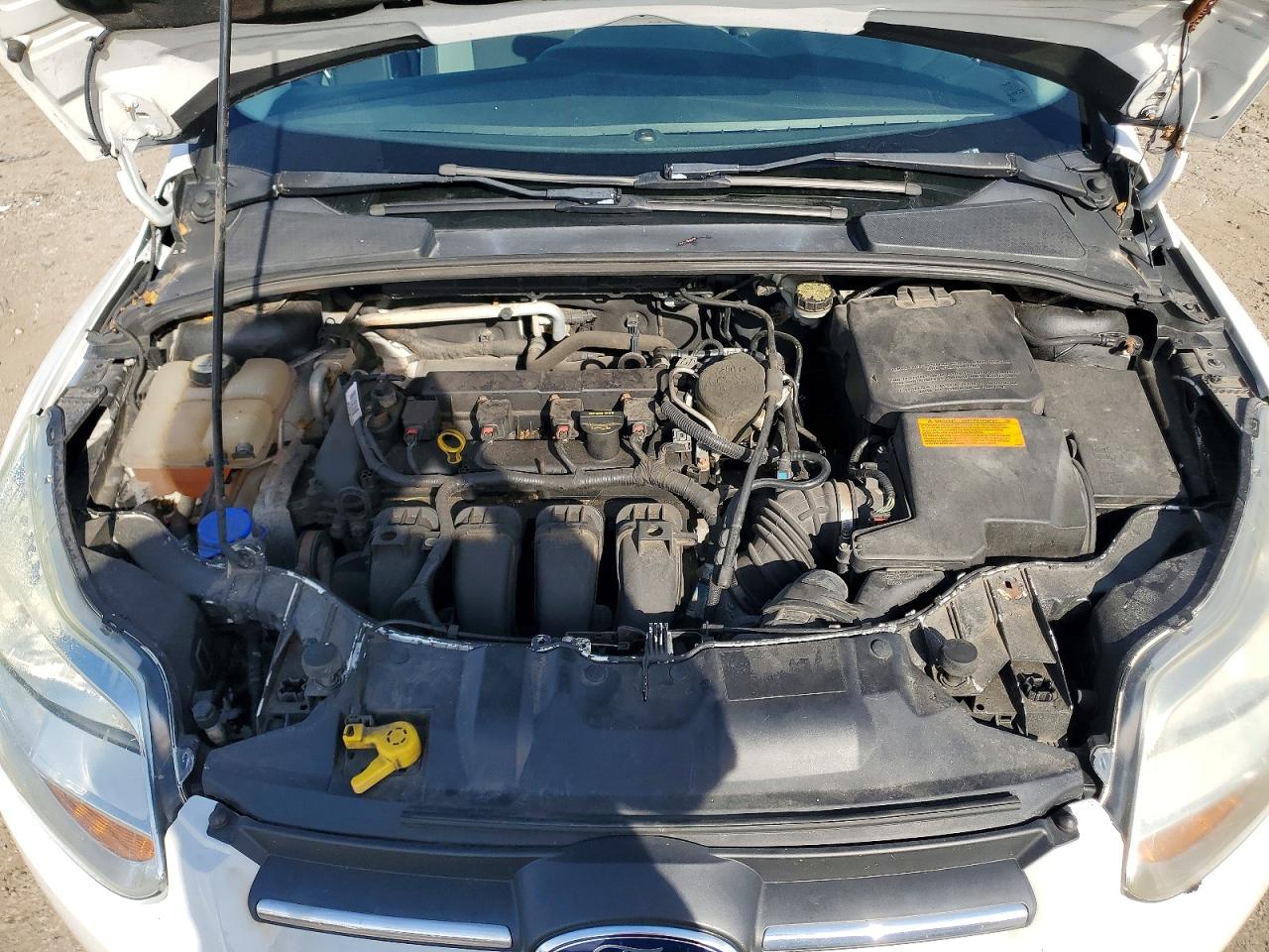 2013 Ford Focus Se White vin: 1FADP3F25DL287255