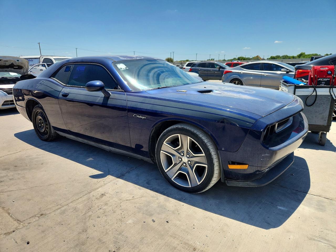 2013 Dodge Challenger R/t Синий vin: 2C3CDYBTXDH565997