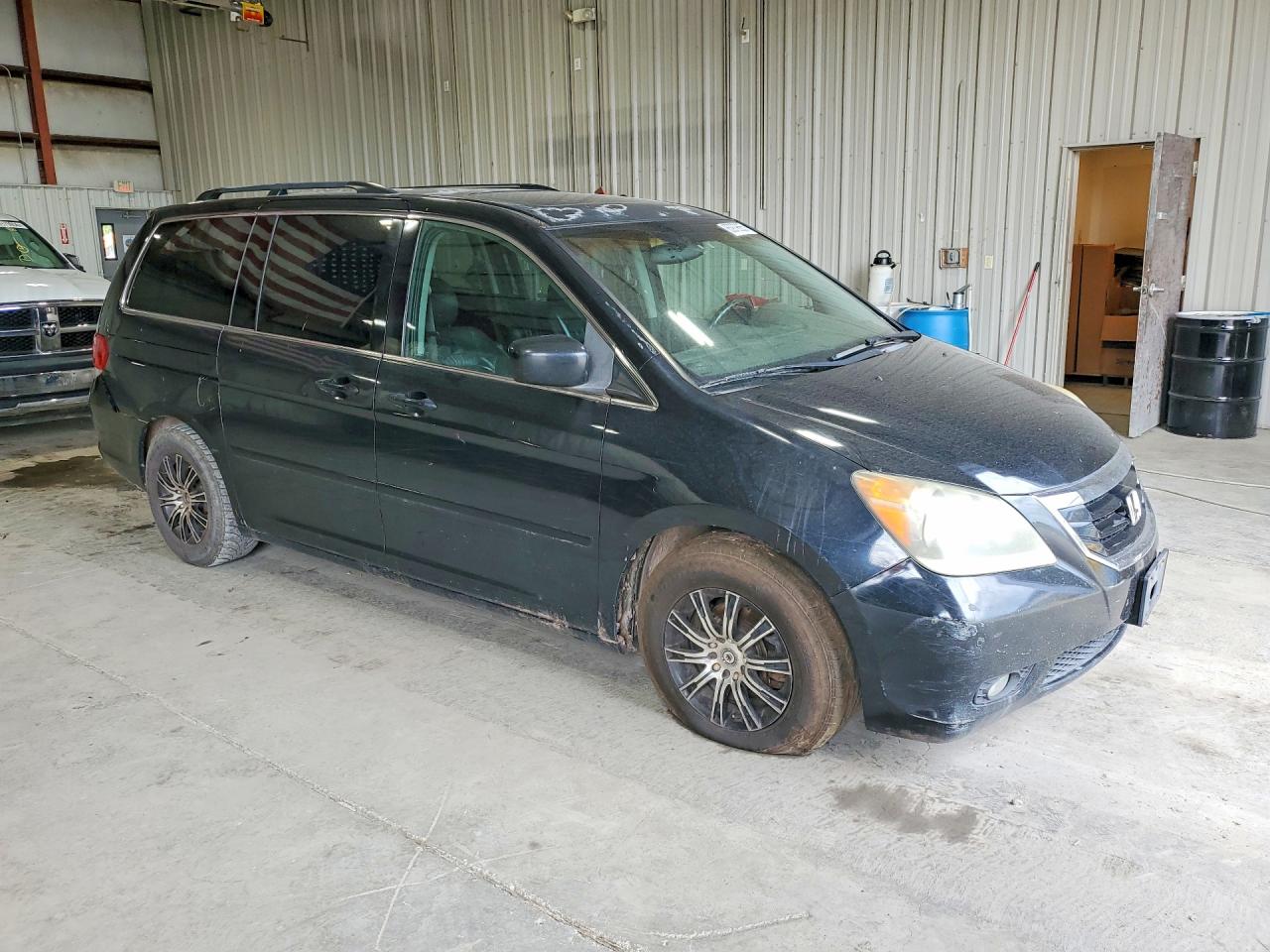 2008 Honda Odyssey Touring Black vin: 5FNRL38838B078683