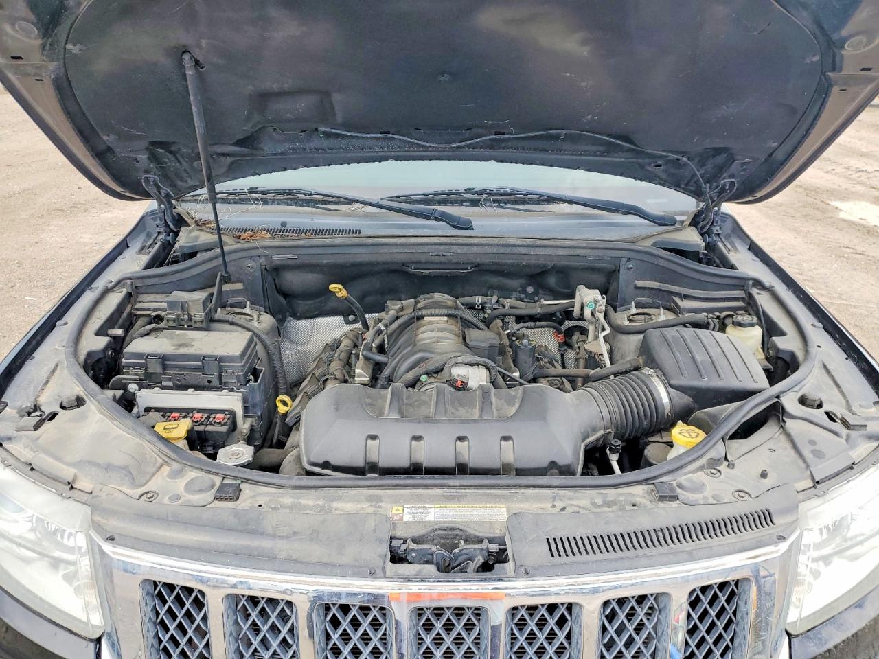 2013 Jeep Grand Cherokee Overland Black vin: 1C4RJECT9DC546064