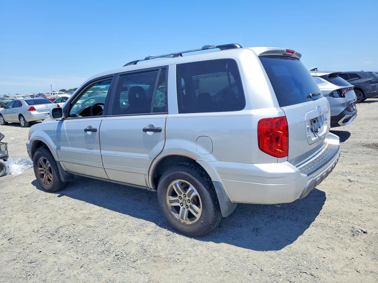 2004 Honda Pilot Exl Серебряный vin: 2HKYF18654H583268