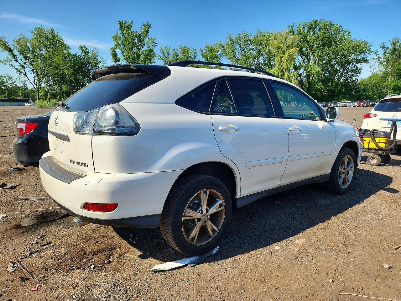 2006 Lexus Rx 400 White vin: JTJHW31U660011689