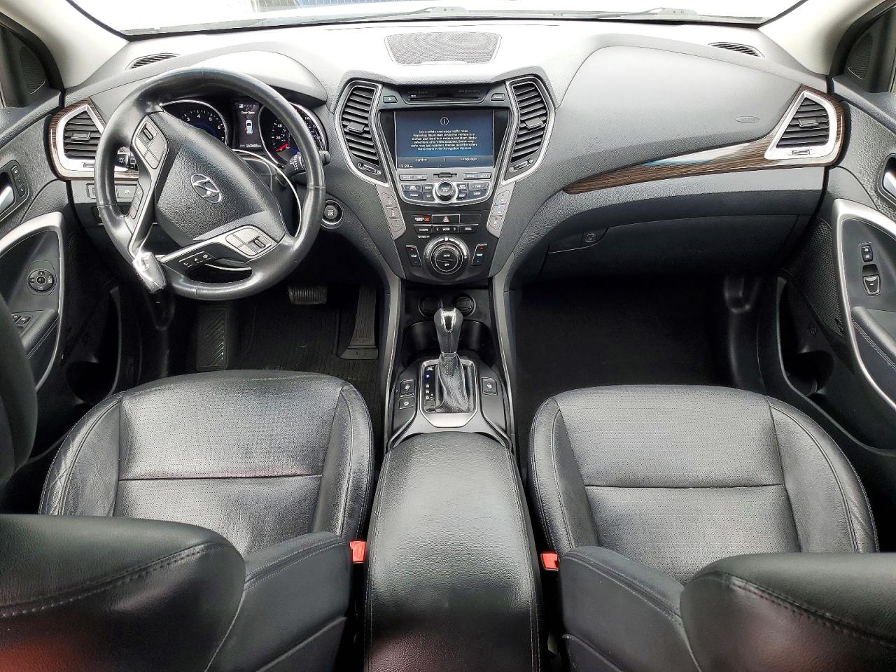 2014 Hyundai Santa Fe Limited White vin: KM8SR4HF8EU041602