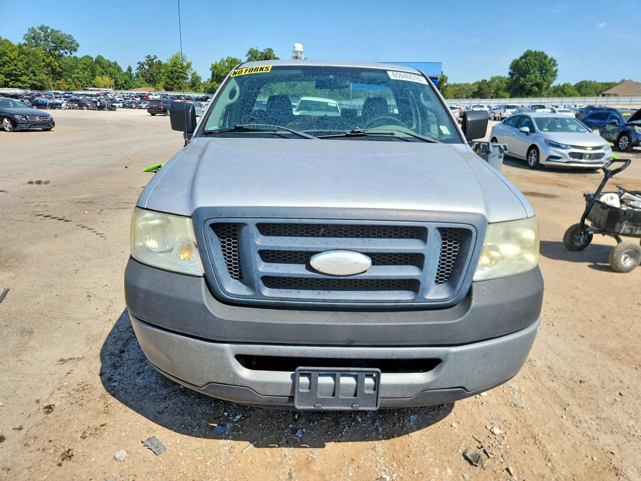 2008 Ford F150 Silver vin: 1FTRF12228KE57399