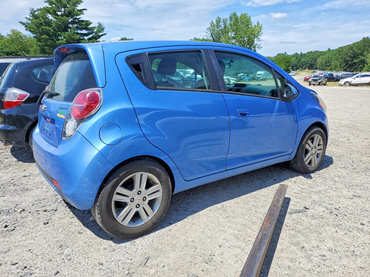 2014 Chevrolet Spark 1lt Blue vin: KL8CD6S96EC468426