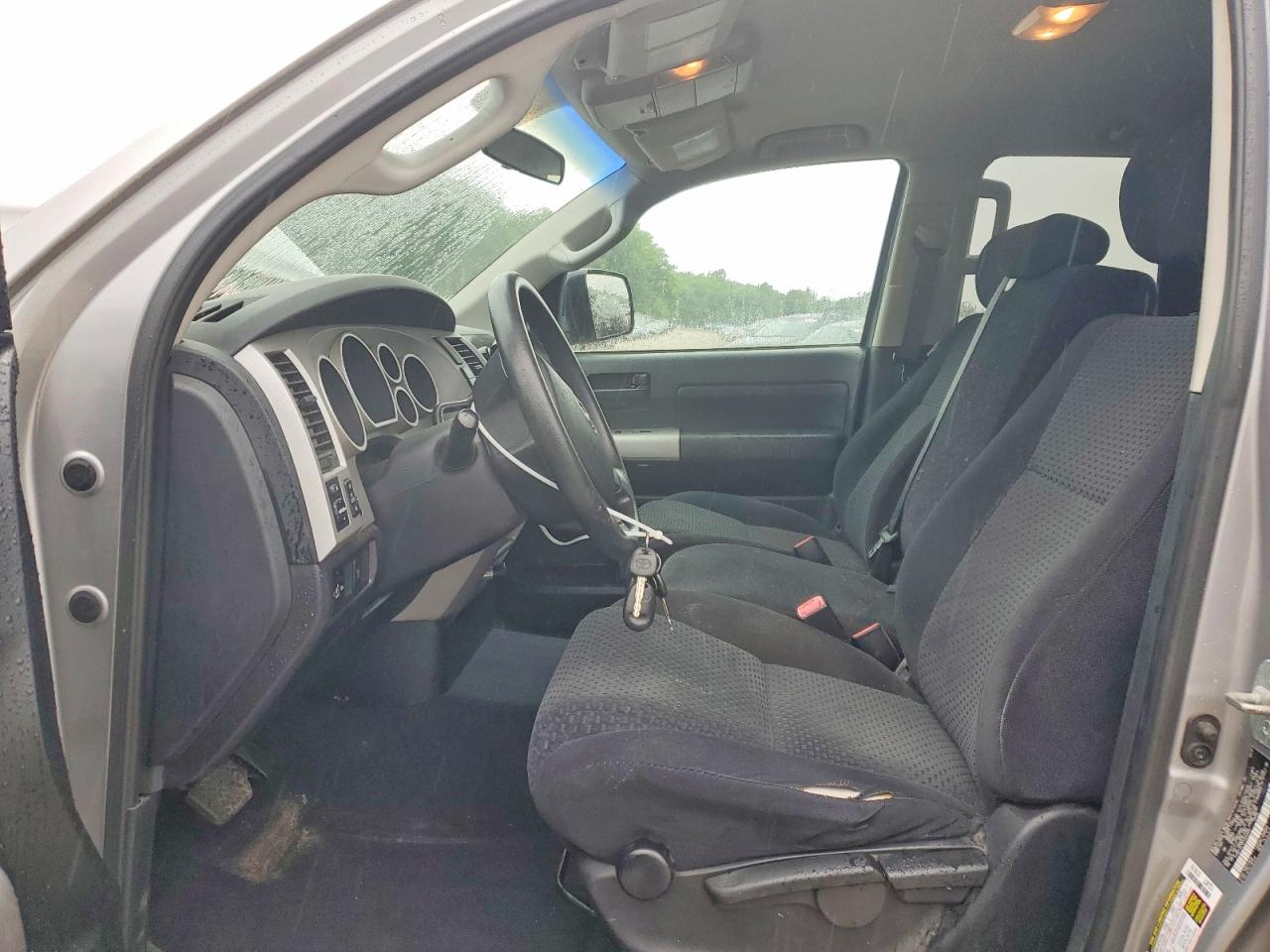2007 Toyota Tundra Double Cab Sr5 Silver vin: 5TBBT54107S454037