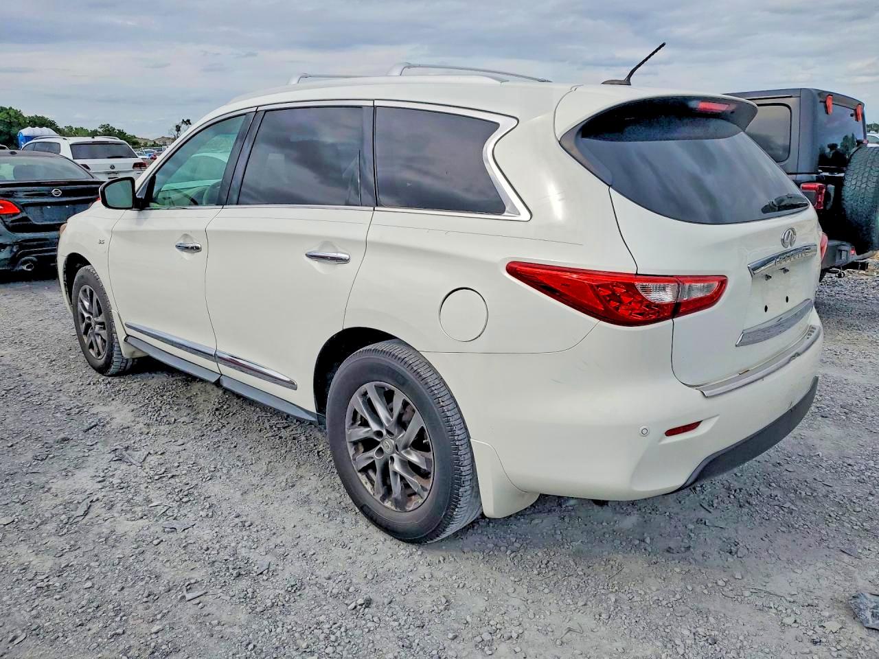 2014 Infiniti Qx60 Base White vin: 5N1AL0MM2EC519822