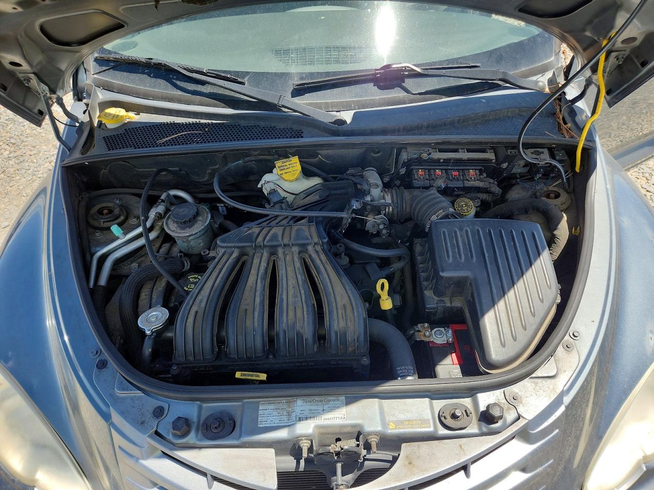 2008 Chrysler Pt Cruiser Silver vin: 3A8FY48B68T107822