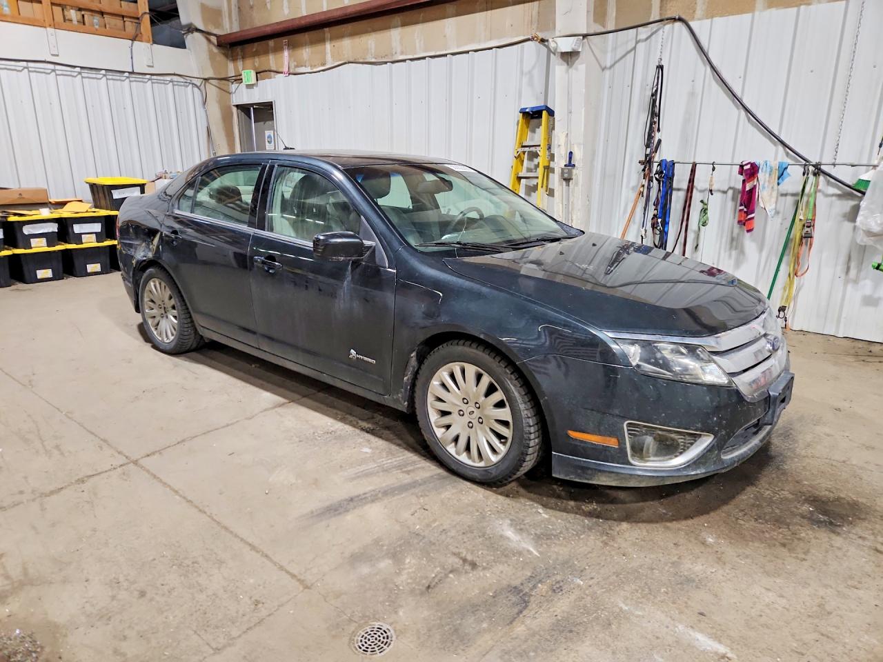 2010 Ford Fusion Hybrid Black vin: 3FADP0L36AR195614