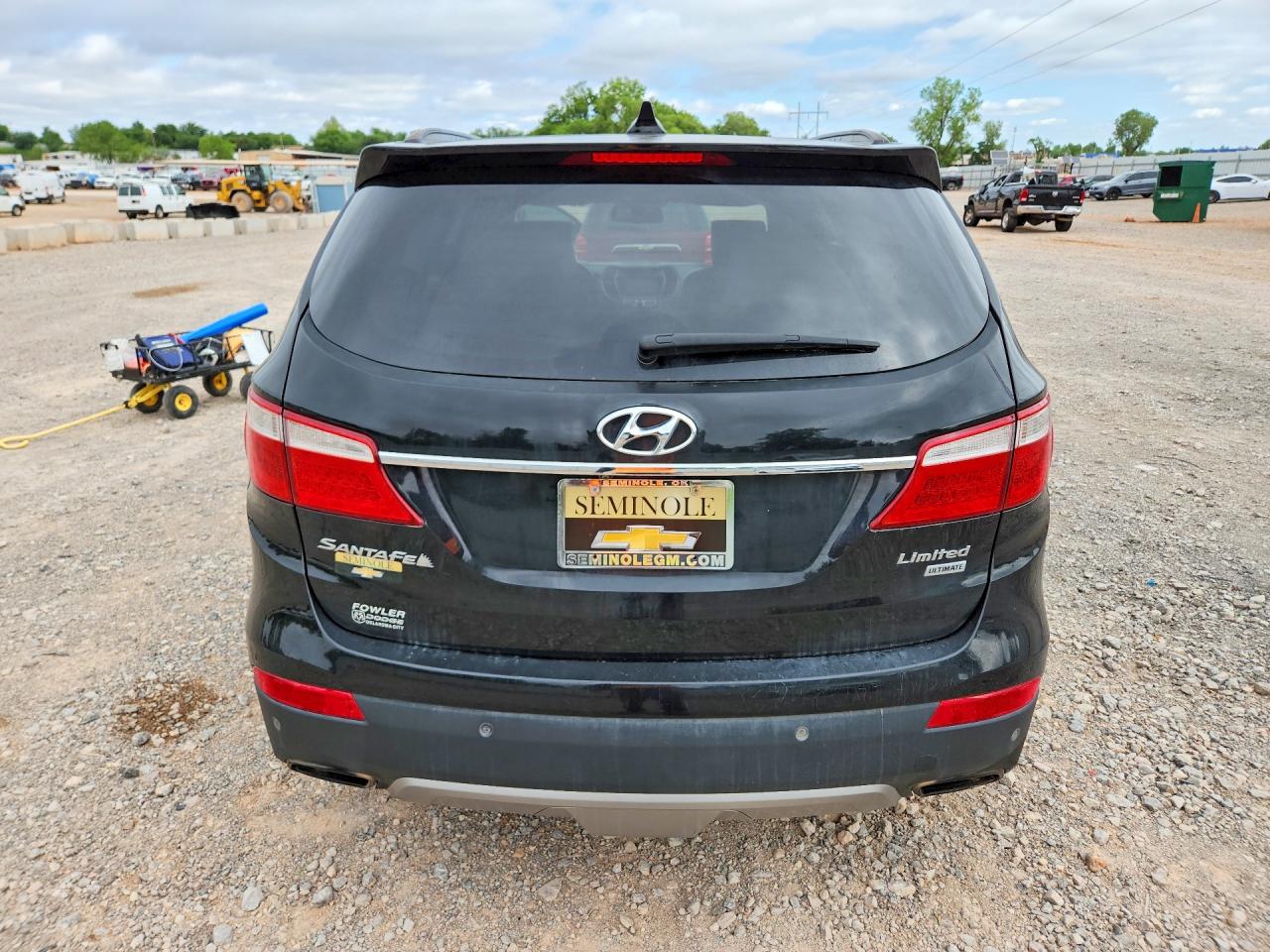 2015 Hyundai Santa Fe Limited Black vin: KM8SR4HF8FU094205