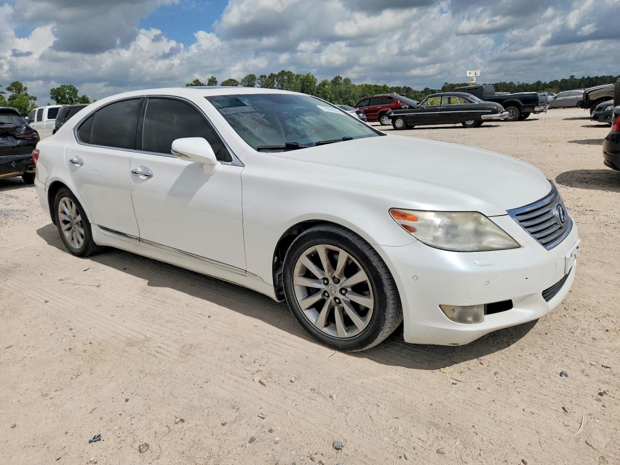 2012 Lexus Ls 460 White vin: JTHCL5EFXC5013889