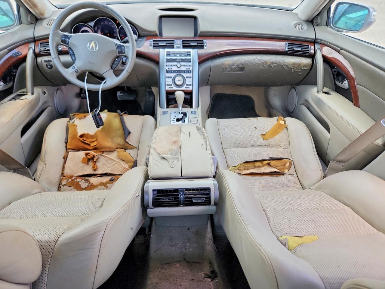 2006 Acura Rl Gray vin: JH4KB16506C007936