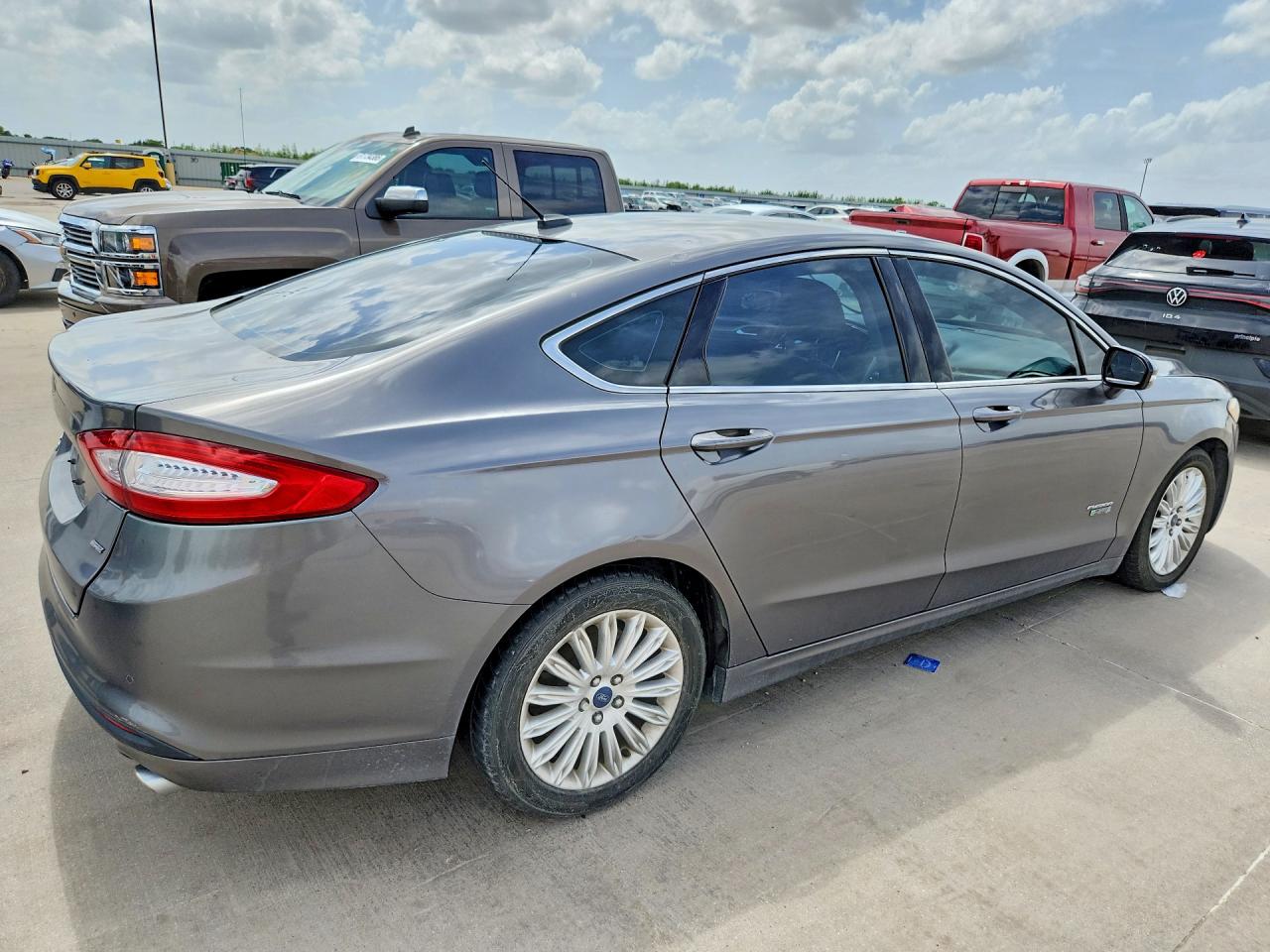 2013 Ford Fusion Se Phev Серый vin: 3FA6P0PU5DR234970