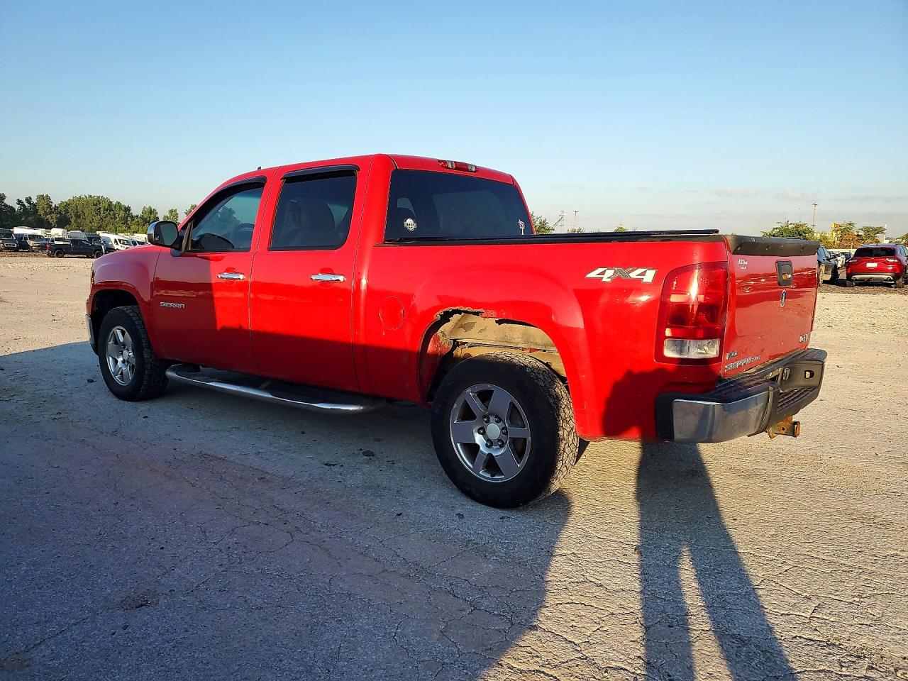 2010 Gmc Sierra K1500 Sle Red vin: 3GTRKVE38AG266106