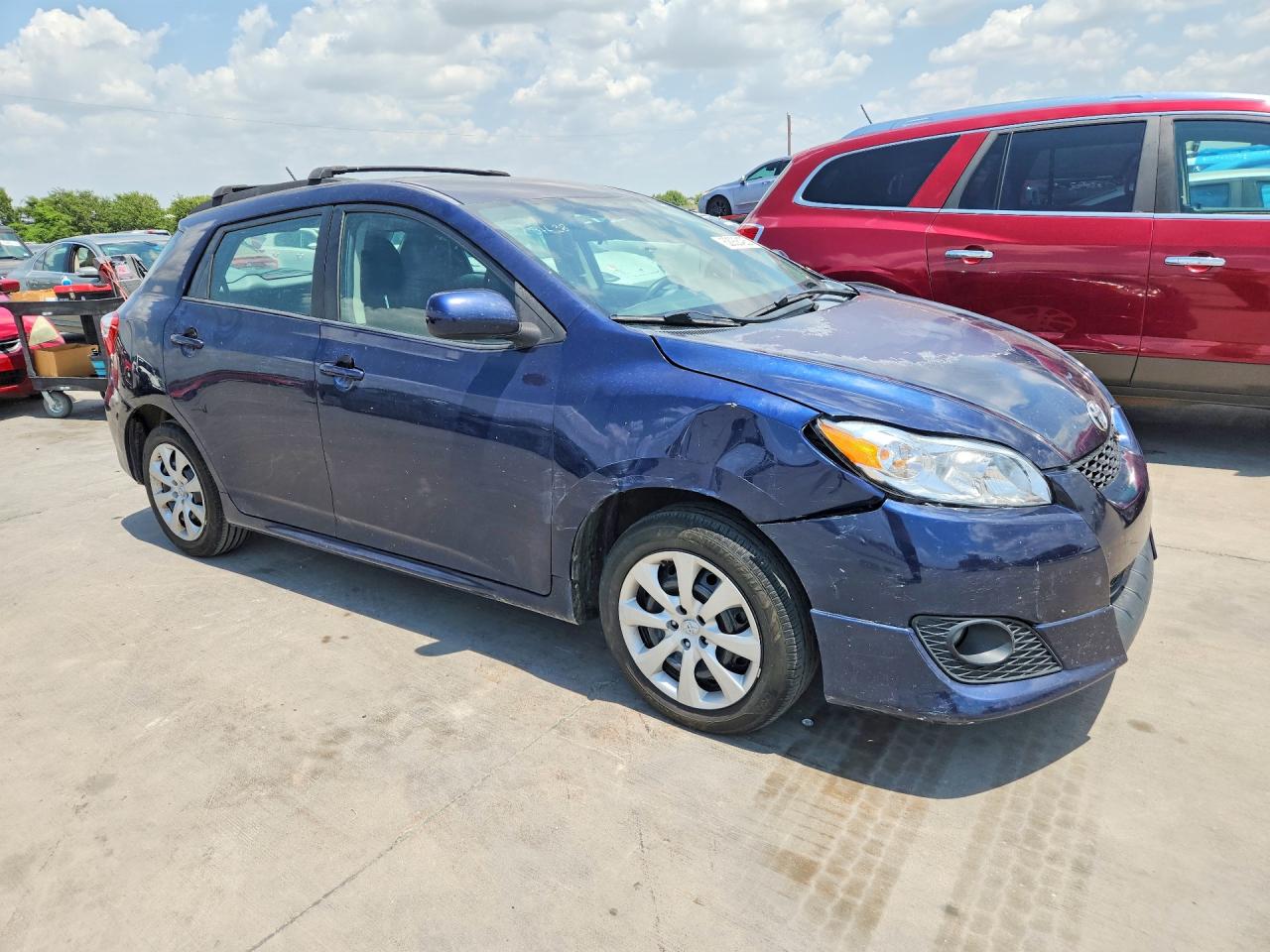 2011 Toyota Corolla Matrix S Blue vin: 2T1LE4EE8BC020659