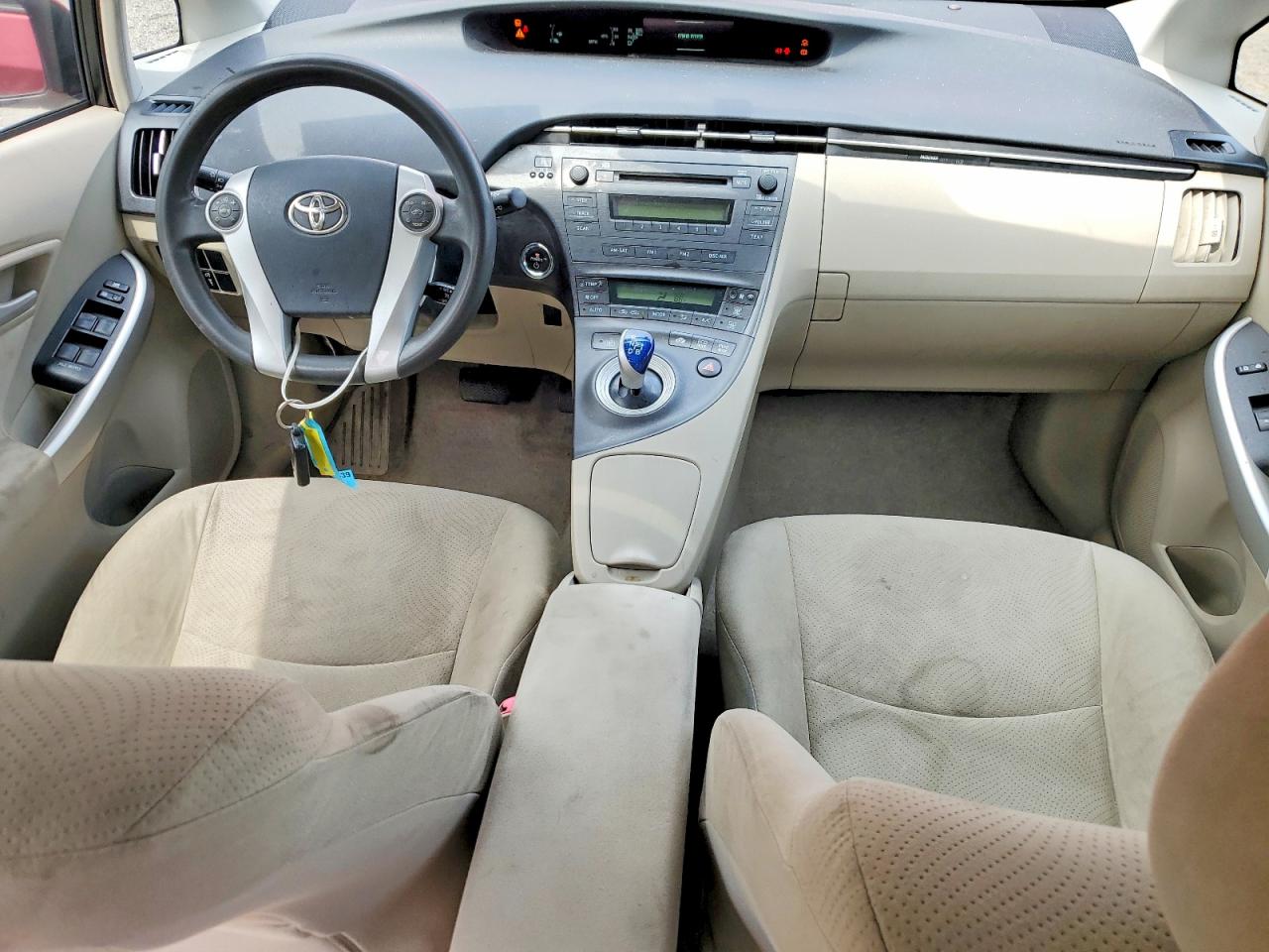 2010 Toyota Prius Ii Red vin: JTDKN3DU5A0191280