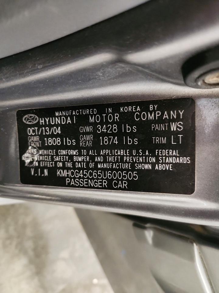 2005 Hyundai Accent Gl Серебряный vin: KMHCG45C65U600505