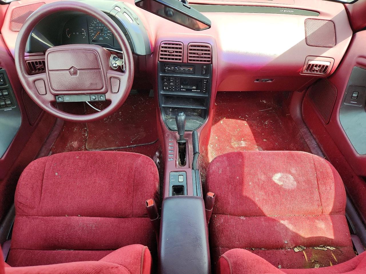 1991 Chrysler Lebaron Purple vin: 1C3XJ4536MG100515
