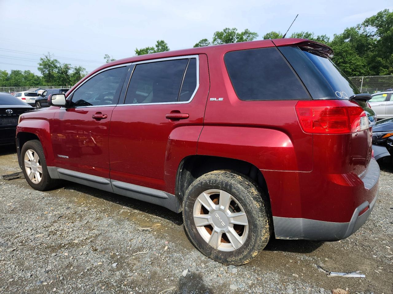 2012 Gmc Terrain Sle Red vin: 2GKALMEK6C6242000