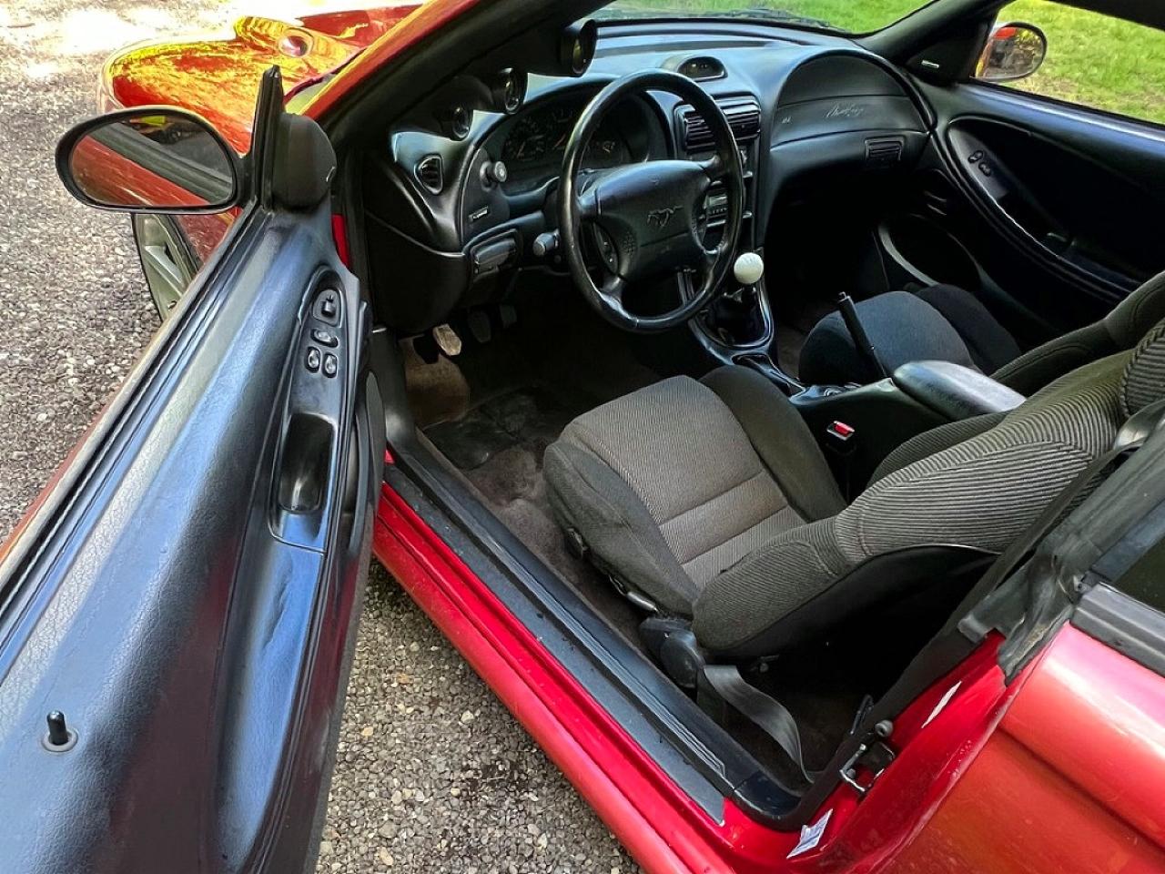 1996 Ford Mustang Gt Красный vin: 1FALP42XXTF190133