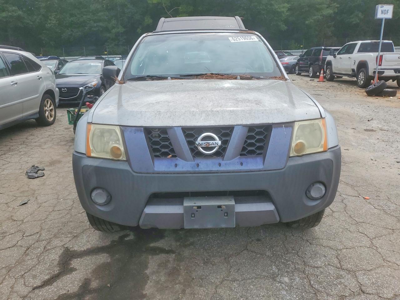2007 Nissan Xterra X Silver vin: 5N1AN08U97C531828