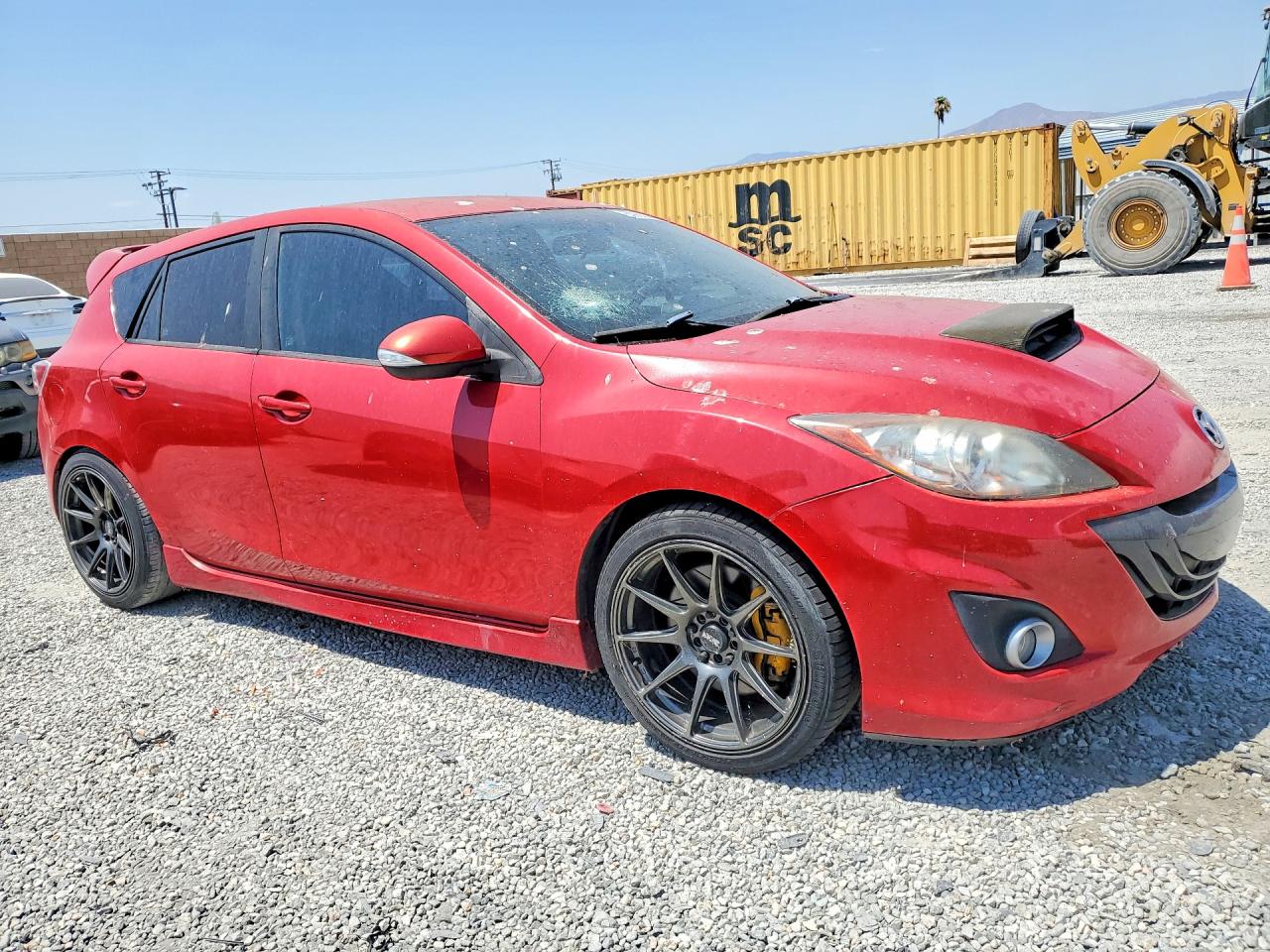 2010 Mazda Speed 3 Red vin: JM1BL1H43A1177764