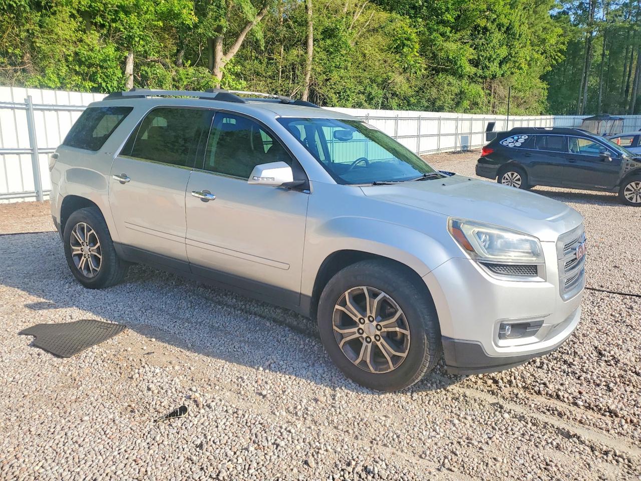 2014 Gmc Acadia Slt-1 Silver vin: 1GKKRRKD9EJ219533