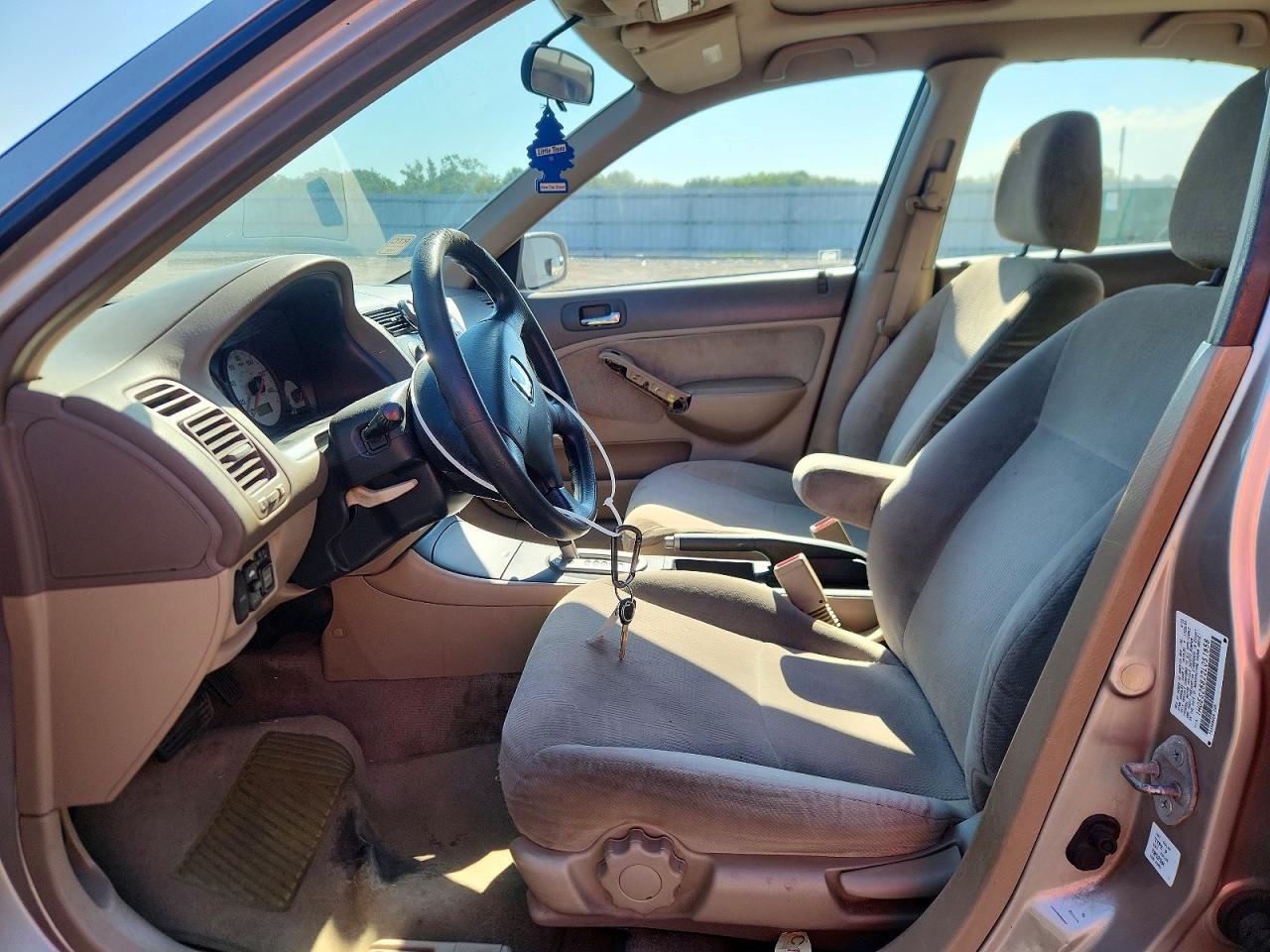 2002 Honda Civic Ex Gold vin: 1HGES26822L051656