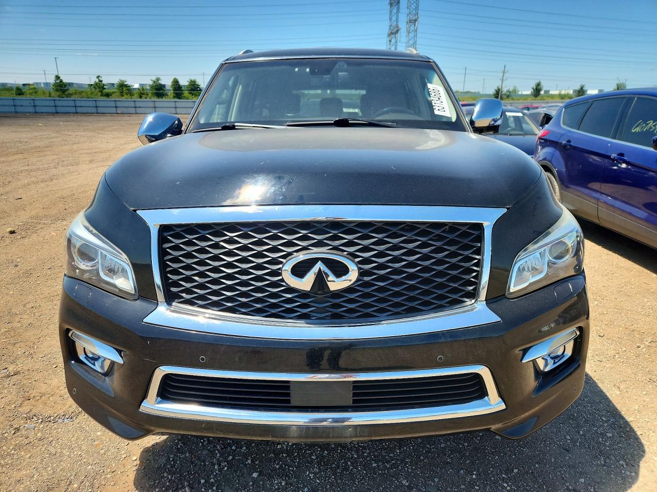 2015 Infiniti Qx80 Base Black vin: JN8AZ2NC4F9370157