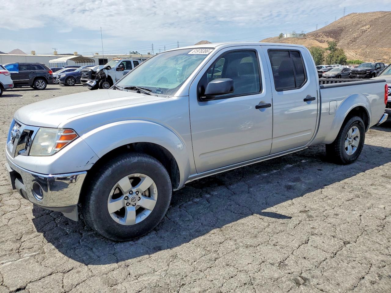 2010 Nissan Frontier Se V6 Silver vin: 1N6AD0FR4AC421036