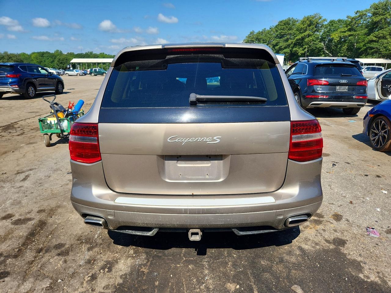2008 Porsche Cayenne S Tan vin: WP1AB29P88LA34948