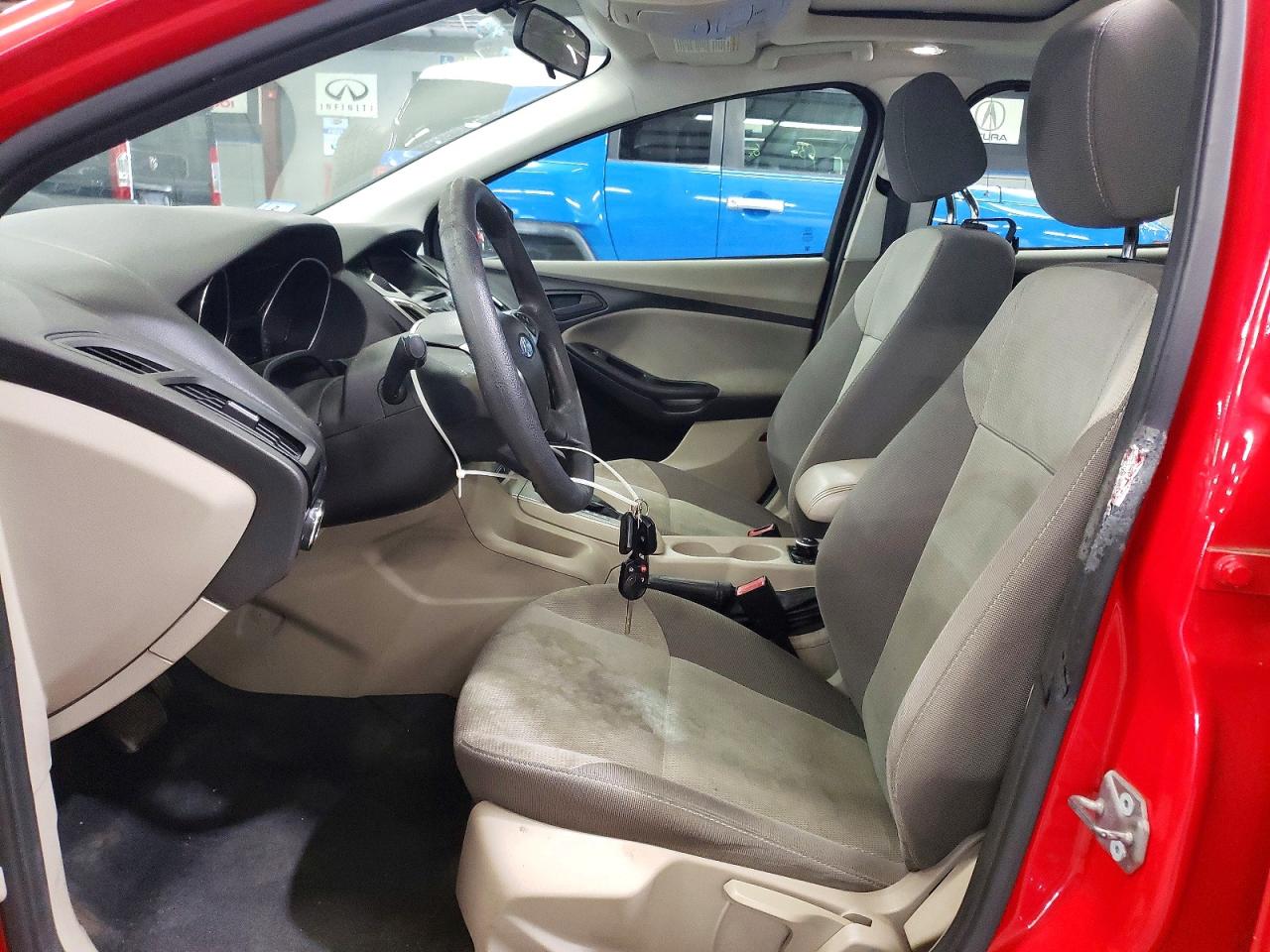2012 Ford Focus Se Red vin: 1FAHP3K26CL149388