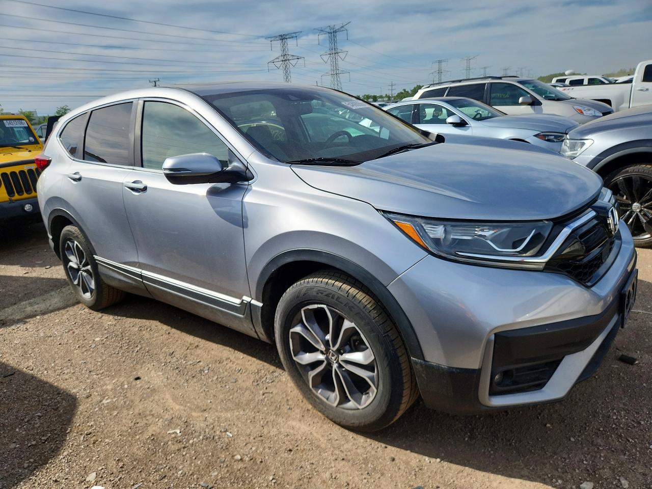 2020 Honda Cr-v Exl Silver vin: 2HKRW2H84LH634429