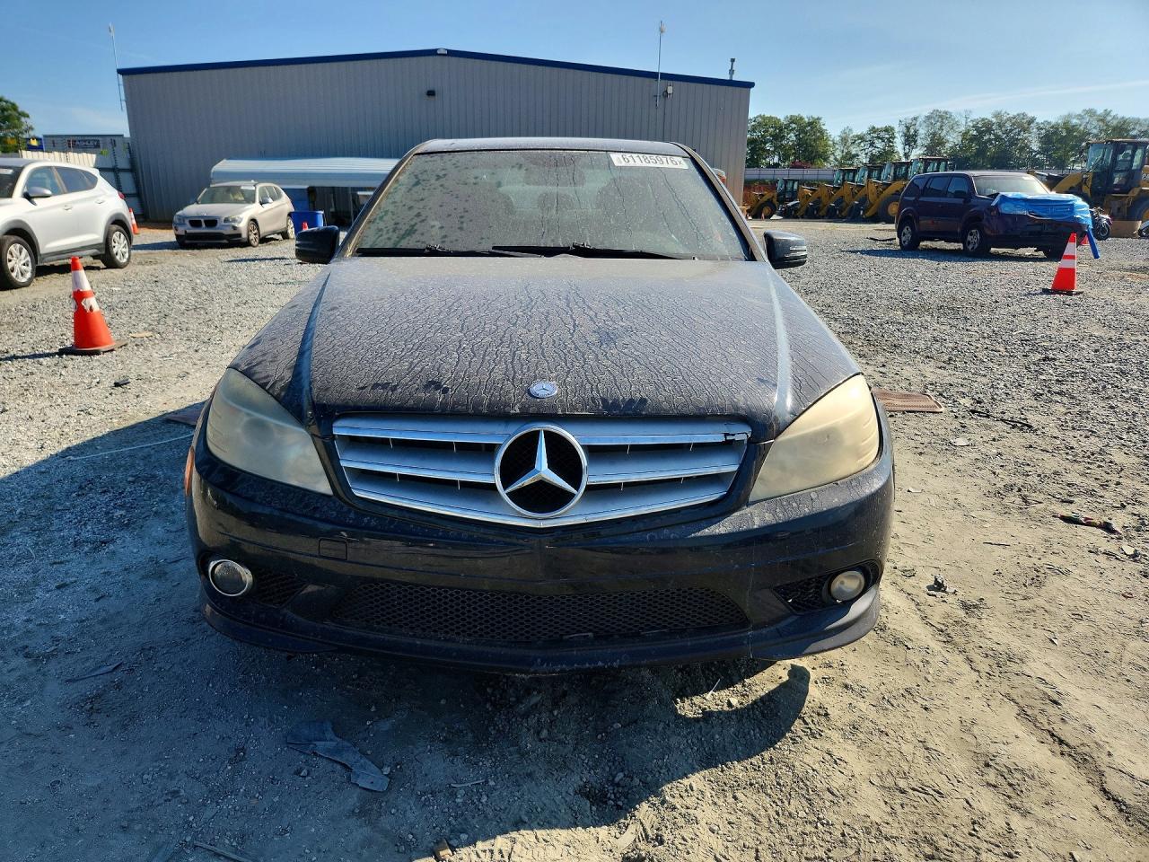 2010 Mercedes-benz C 350 Black vin: WDDGF5GB8AR088283